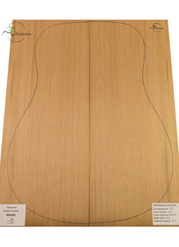 Tapa Cedro Rojo Nº 000181 Guitarra Acústica MB Exclusive | Maderas Barber