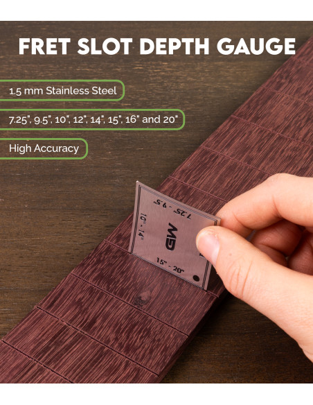 Fret Slot Depth Gauge | Maderas Barber