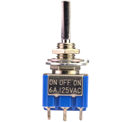 Mini toggle switch 3-way on-off-on Boston® | Maderas Barber