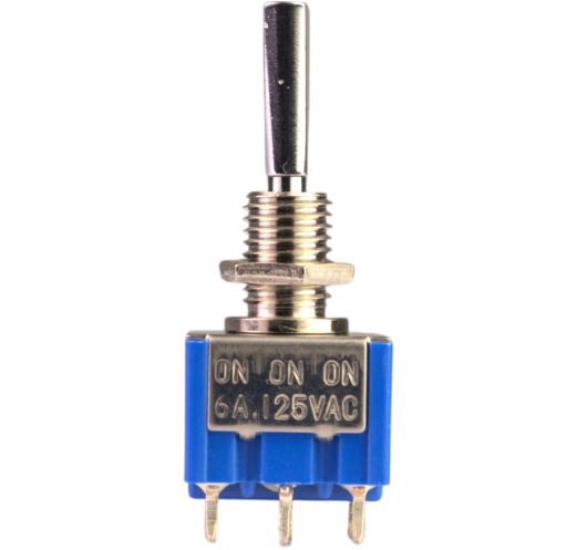 Mini toggle switch 3-way on-on-on Boston® | Maderas Barber