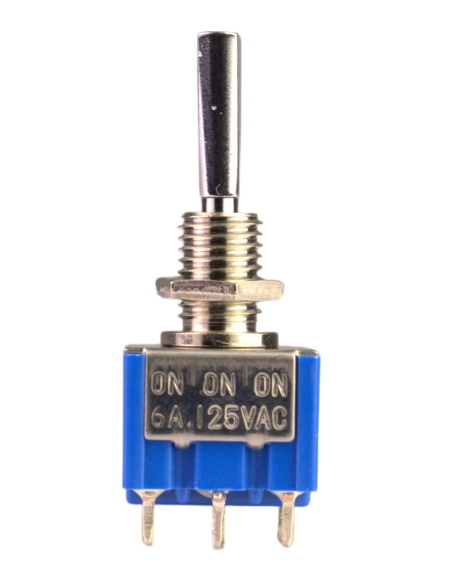 Mini toggle switch 3-way on-on-on Boston® | Maderas Barber