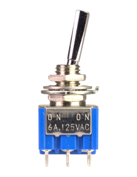 Mini toggle switch 2-way on-on Boston® | Maderas Barber