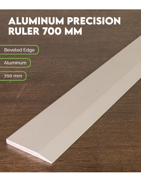 Regla de Precisión Aluminio 700mm | Maderas Barber