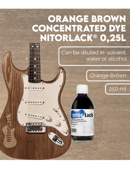Orange Brown Concentrated Dye NITORLACK® (0,25l) | Maderas Barber