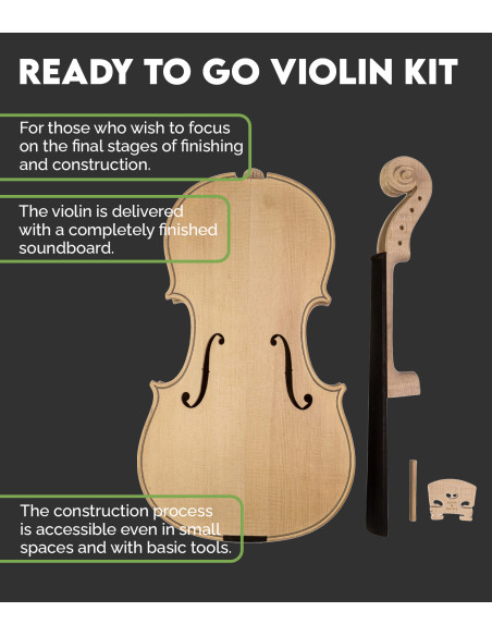 Kit de Violín Ready to Go | Maderas Barber