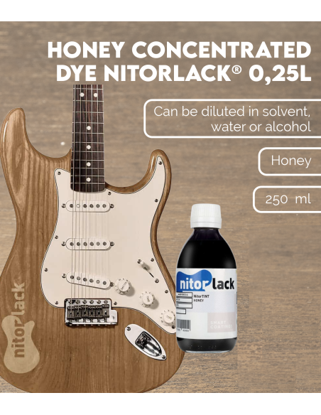 Teinture  Concentrée Miel 056 NITORLACK® (Honey 0,25l) | Maderas Barber