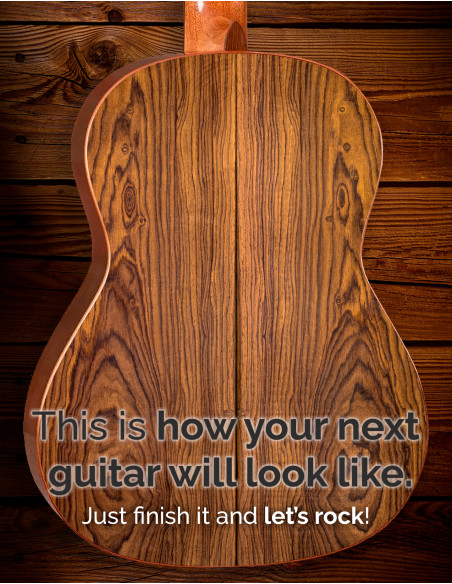 AAA Mountain Cocobolo Acoustic Guitar Backs | Maderas Barber