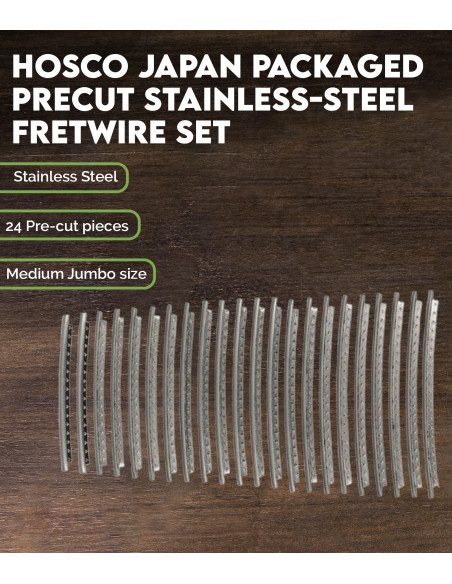 Frette Hosco HFS-M2-P24 Acier Inoxydable Medium-Jumbo Set 24 Pièces | Maderas Barber
