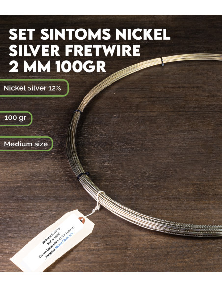 Buy Set Sintoms Nickel Silver Fretwire  2 mm 100gr