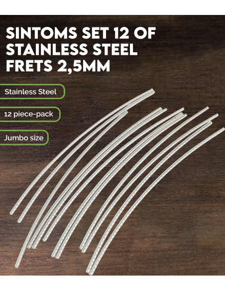 SINTOMS Set 12 of Stainless stell frets 2,5mm