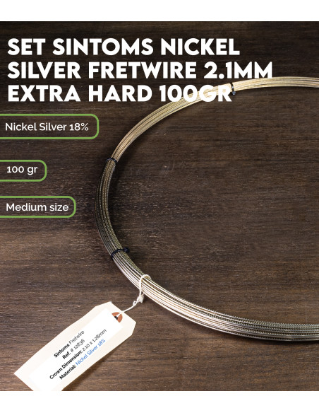 Rouleau Frettes Sintoms Alpaca extra dur  2,1mm