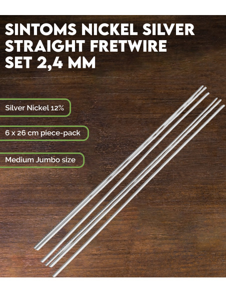 Buy Sintoms Nickel Silver Straight Fretwire Set 2,4 mm