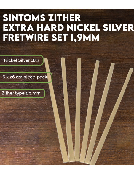 Set de Frettes Alpaca Zither Sintoms 1,9 mm