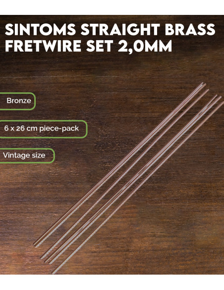 Buy Sintoms Straight Brass Fretwire Set 2,0 mm