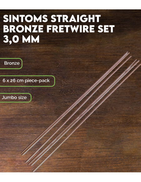 Buy Sintoms Straight Bronze Fretwire Set 3,0 mm