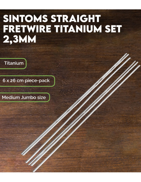 Buy Sintoms Straight Fretwire Titanium Set 2,3 mm