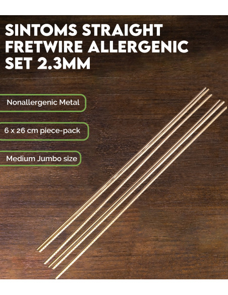 Buy Sintoms Straight Fretwire Allergenic Set 2.3 mm