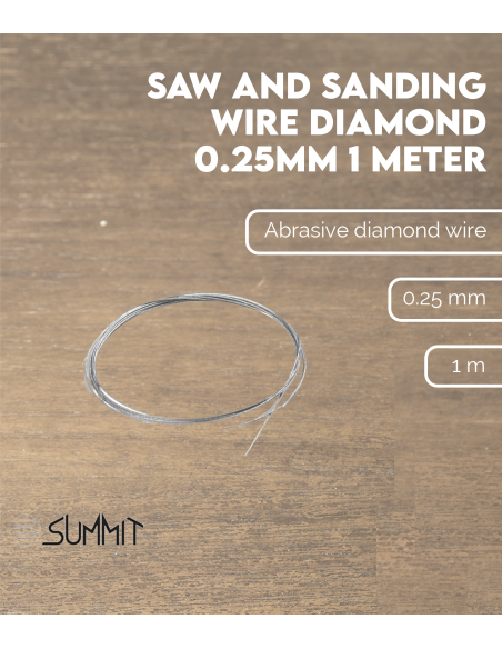 Câble Lime Diamantée 0,25mm 1 mètre