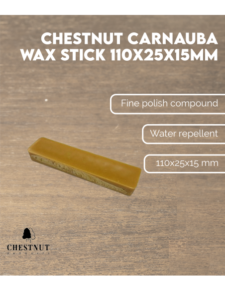 Stick de cire de carnauba Chestnut (110x25x15 mm)