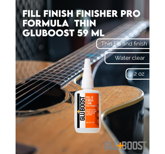 Fill Finish Finisher Pro Formula Thin GluBoost 59 ml | Maderas Barber