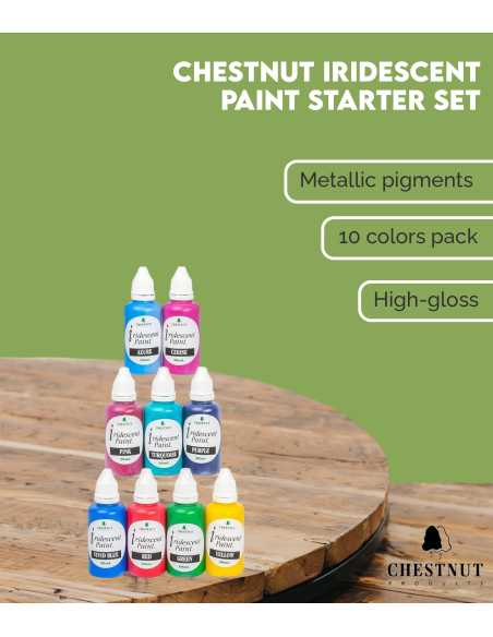 Chestnut Iridescent Paint Starter Set | Maderas Barber