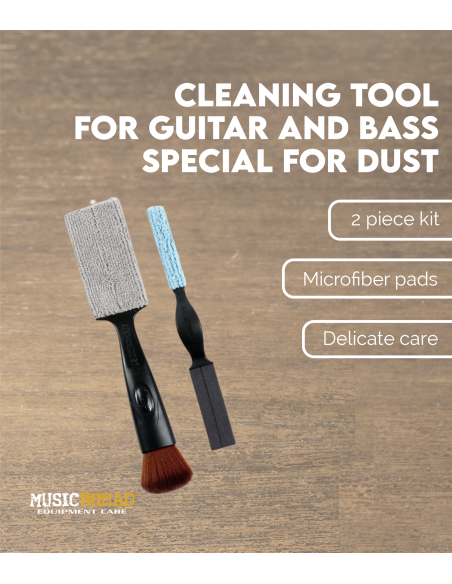 Outil de nettoyage pour guitare et basse, poussière spéciale