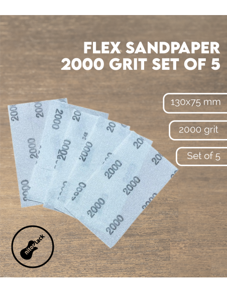 Flex Sandpaper 2000 Grit Set | Maderas Barber