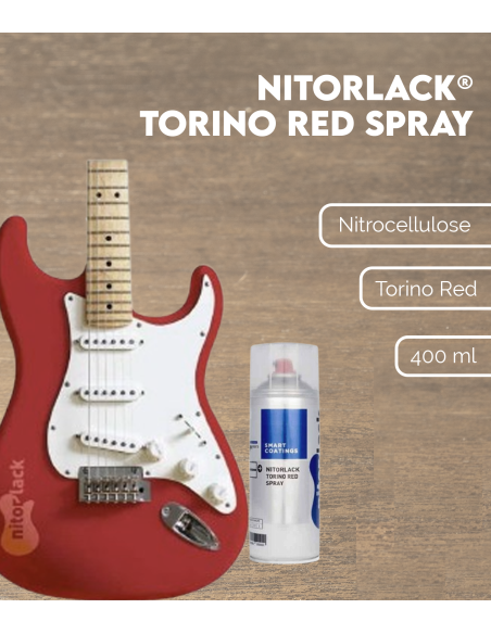 NITORLACK® Torino Red Spray (400ml) | Maderas Barber