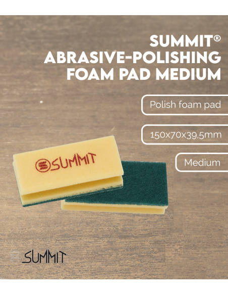 Éponge Abrasive pour polir SUMMIT® (Medium) | Maderas Barber