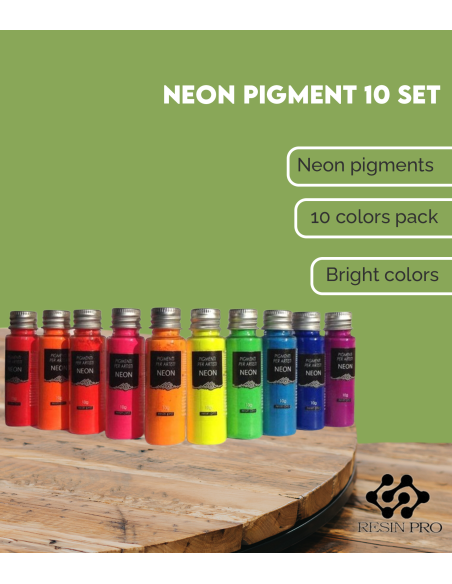 Kit de 10 Pigments  Fluo