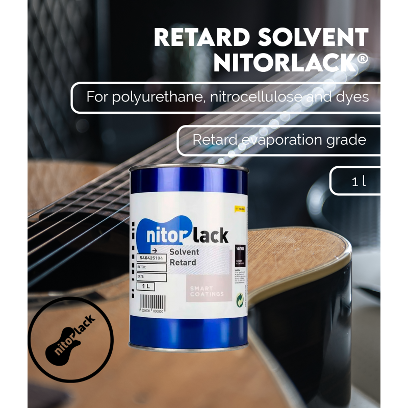 Barber Solvent Retard Solvent NITORLACK® (1l) | Maderas Barber