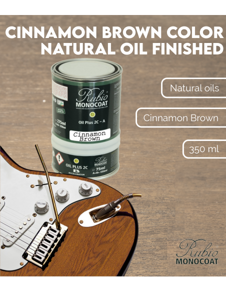 Características Acabado Aceite Natural Color Marrón Canela 350 ml