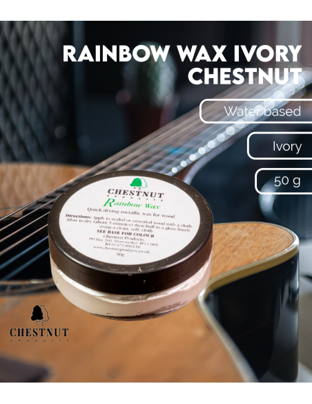 Rainbow Wax 50g Ivory Chestnut | Maderas Barber