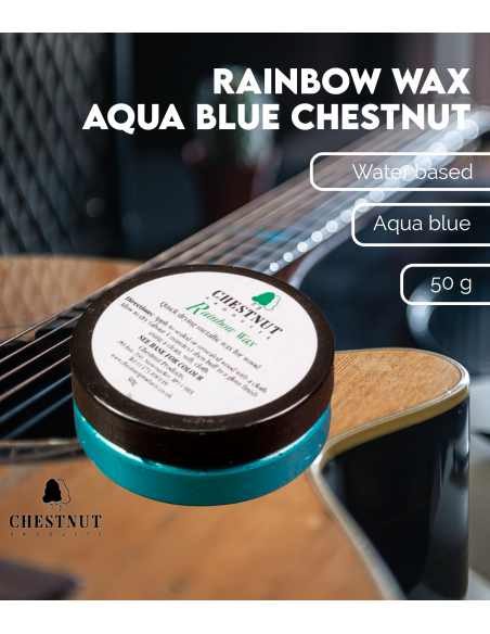 Cire Rainbow 50g Aqua Bleu Chestnut | Maderas Barber