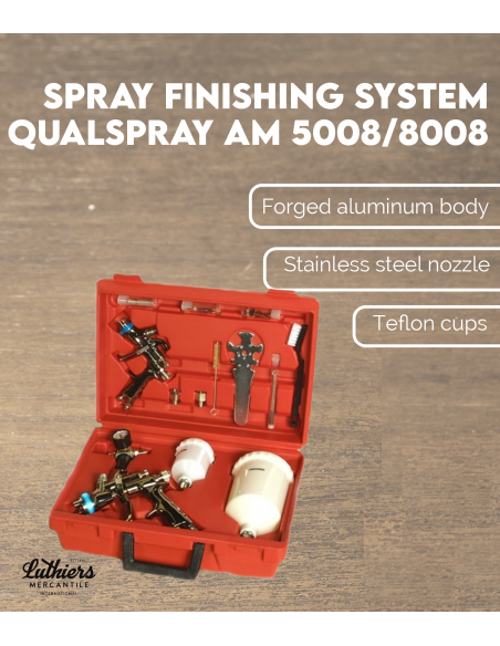 Kit de finition Spray pour Luthiers - Maderas Barber