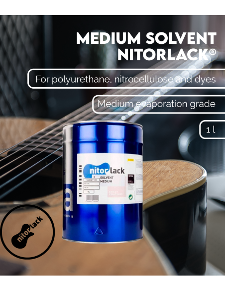 Medium Solvent NITORLACK® (1l) | Maderas Barber