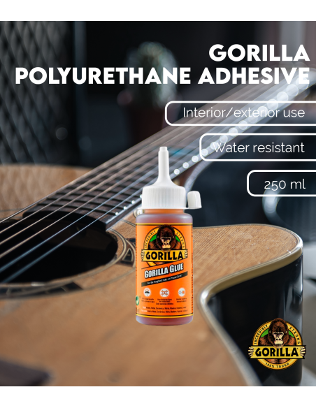 Características Adhesivo Poliuretano Gorilla 250 ml