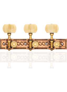 Aparicio Classical Guitar Machine Head Sevilla Model Copper/Ivory