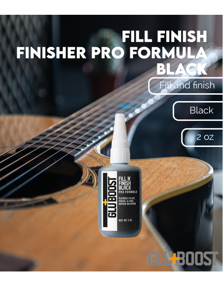 Fill Finish Finisher Pro Formula Black GluBoost 59 ml. | Maderas