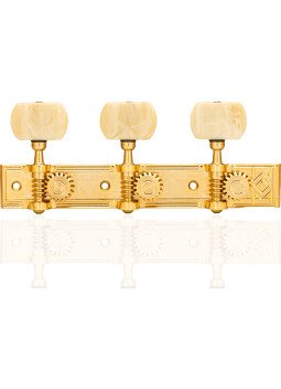 Aparicio Classical Guitar Machine Head Coruña Model 24K Gold/Ivory