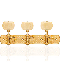 Clavijero Aparicio Guitarra Clásica Modelo Toledo Oro Mate 24K/Marfil