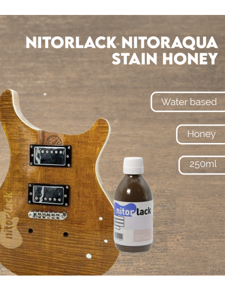 Colorant à base d'eau Nitorlack modèle Nitoraqua couleur miel
