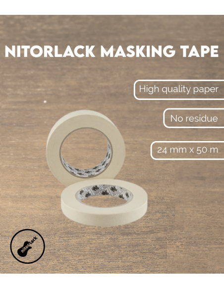 Nitorlack Masking Tape | Maderas Barber