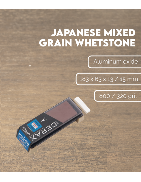 Japanese mixed grain whetstone 800/320 | Maderas Barber