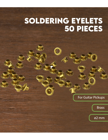 Soldering Eyelets 50 Pieces | Maderas Barber