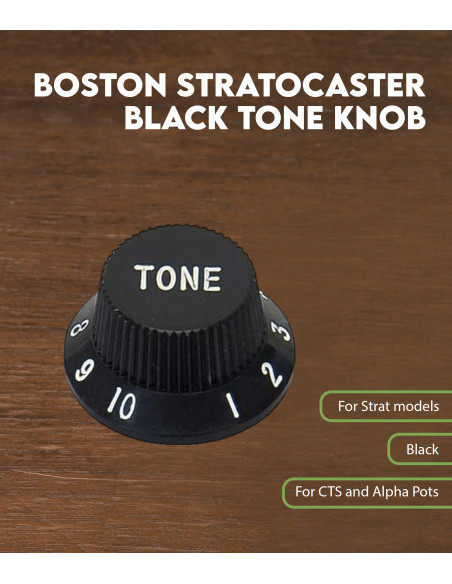 Boston Bell Black Knob Tone | Maderas Barber