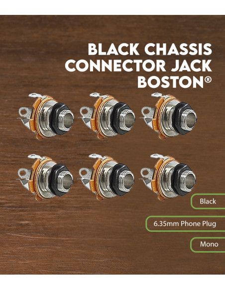 Buy Black chassis connector jack