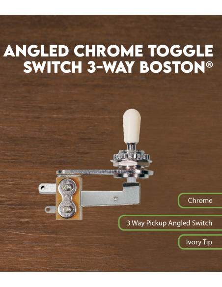 Sélecteur d'angle chromé 3 positions Boston®