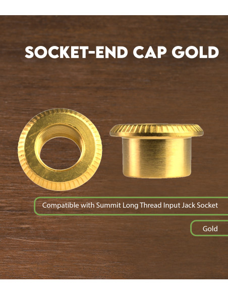 Socket-end cap GOLD