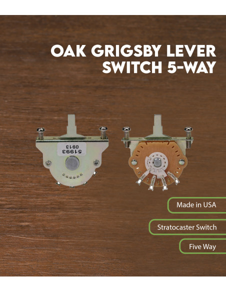 Sélecteur 5 positions Oak Grigsby